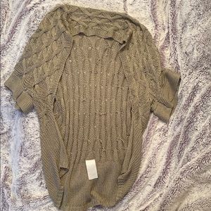 Olive green light cardigan MAK one-size